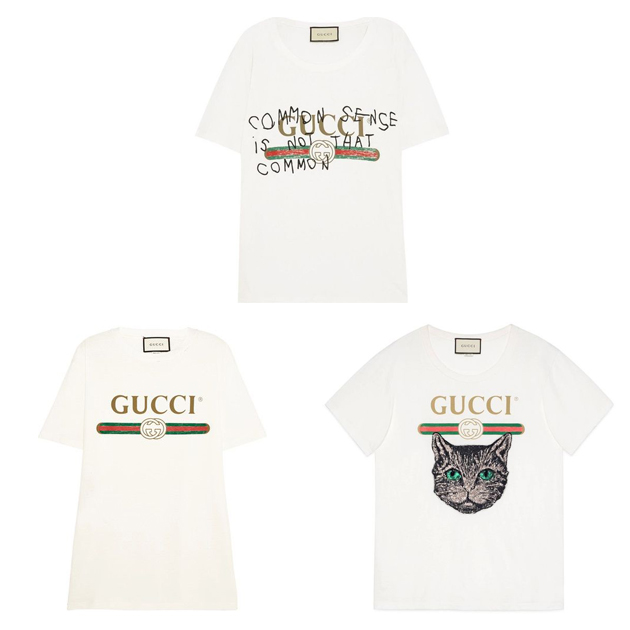 Gucci logo字母T恤