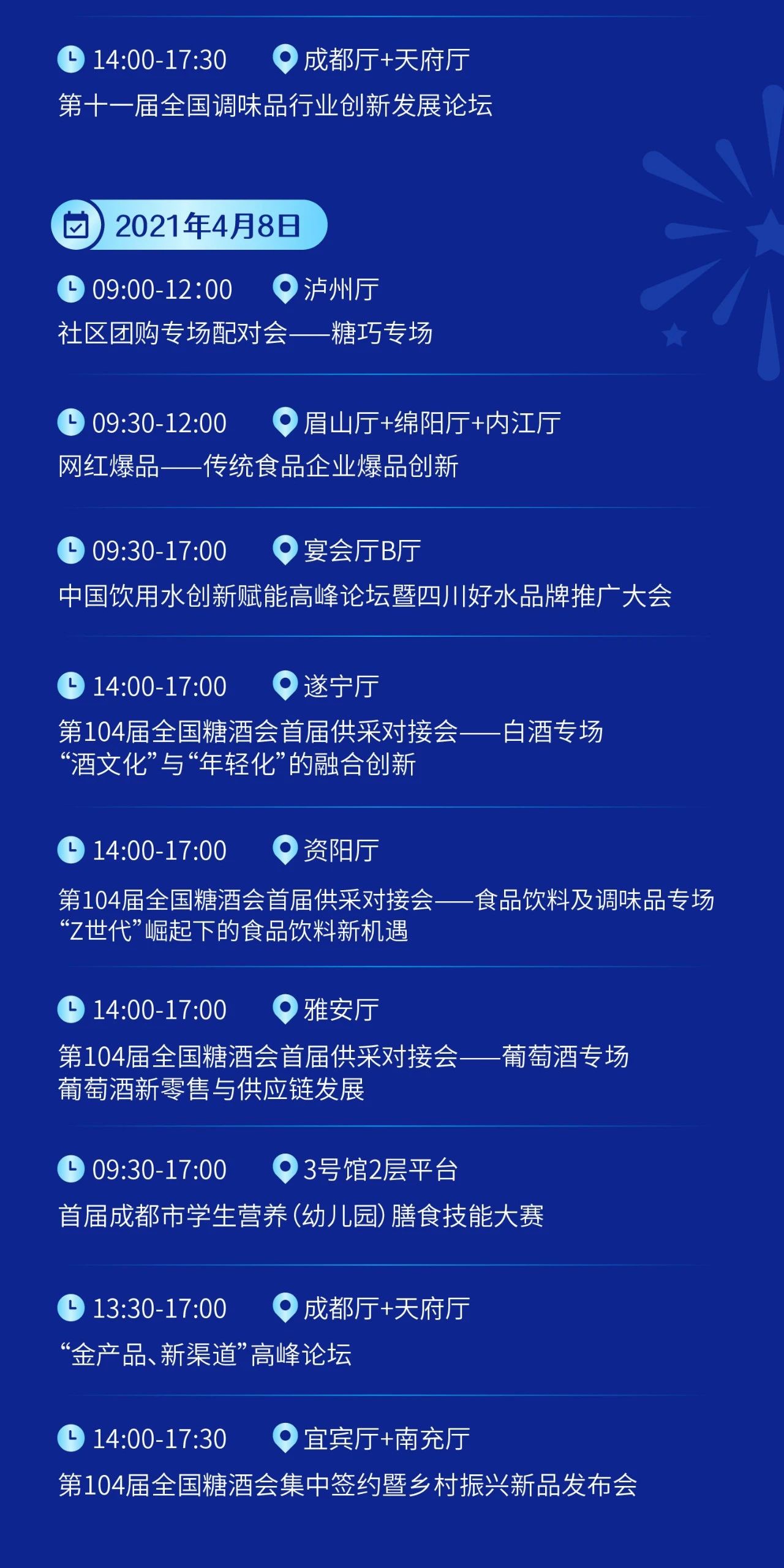 第104届全国糖酒会官方论坛活动、重量级嘉宾权威发布！