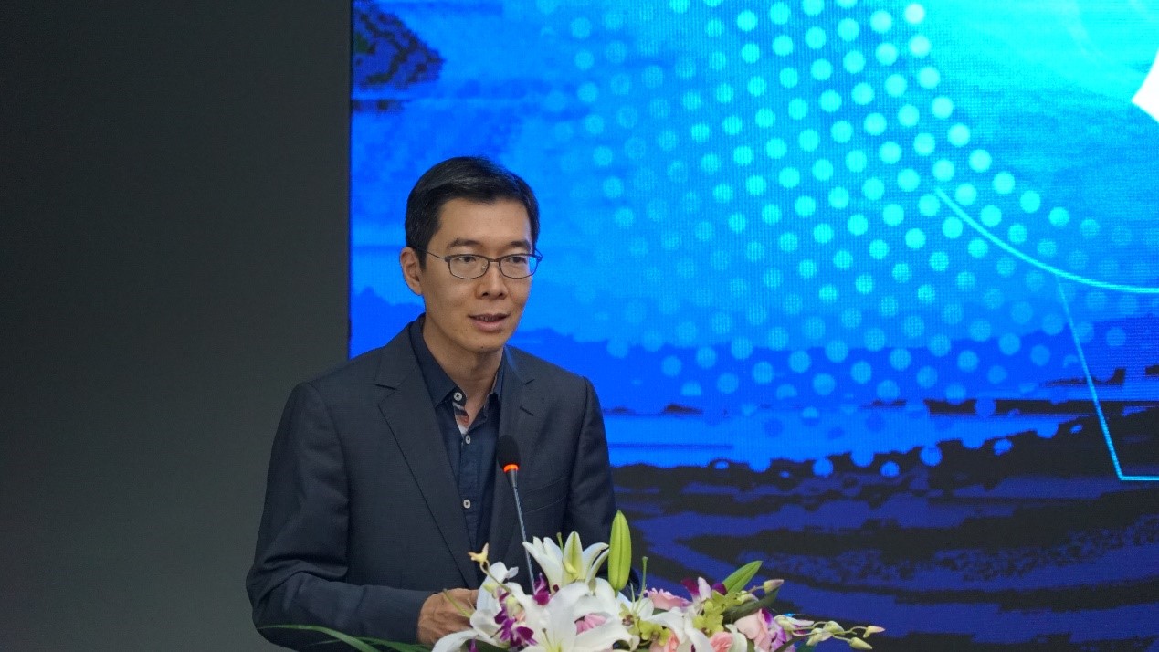 清华大学新闻与传播学院院长周庆安教授发表致辞.