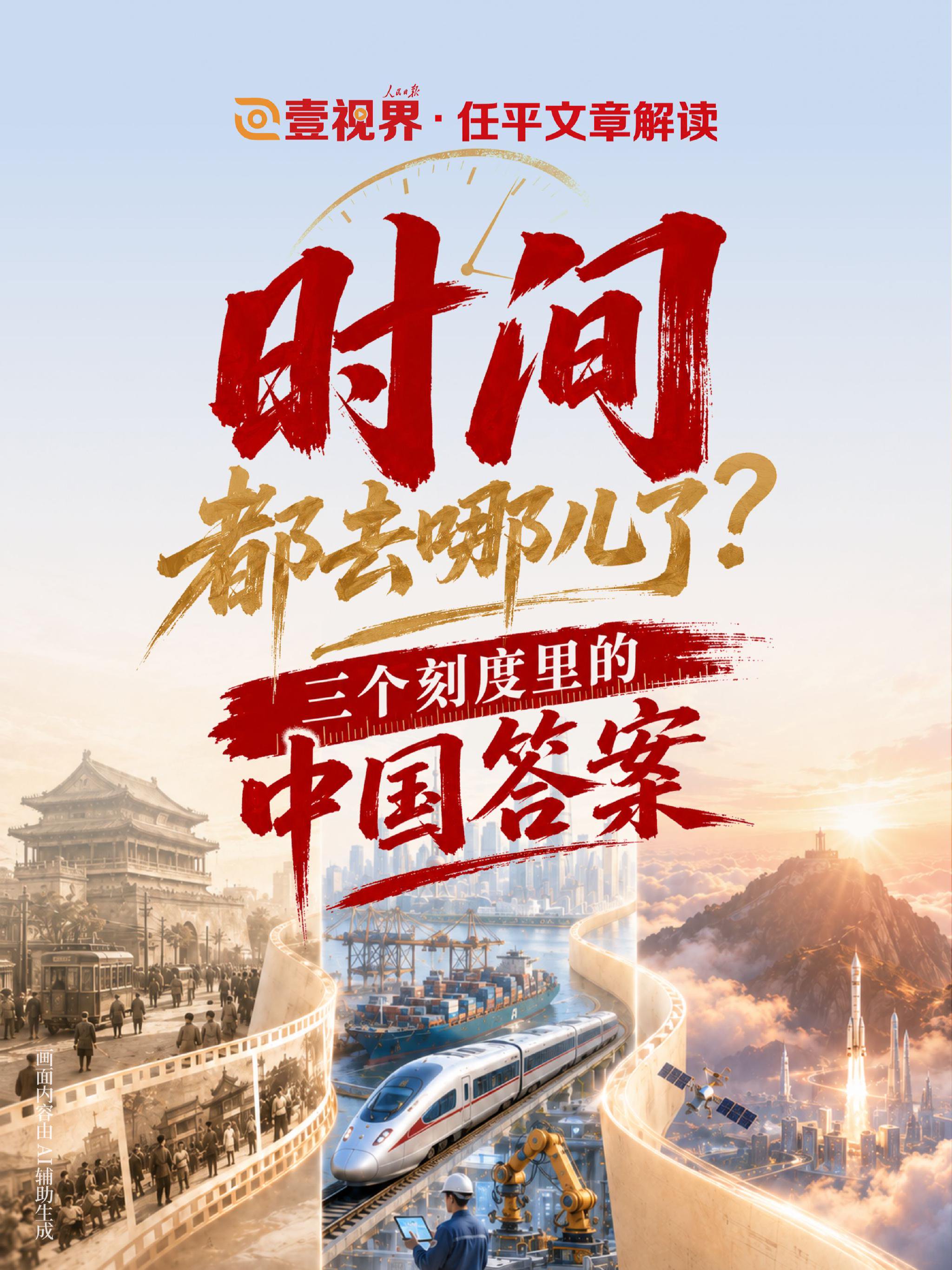 壹视界·任平文章解读 | 时间都去哪儿了？三个刻度里的中国答案