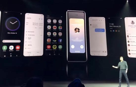 ▲三星折叠屏手机Galaxy Fold 21日发布，定价约合人民币1.34万元