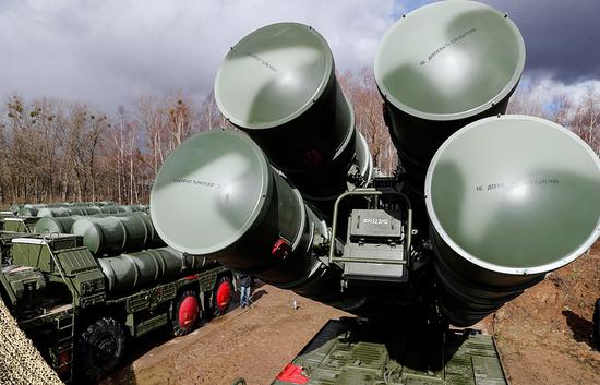 S-400防空系统。(图:塔斯社)