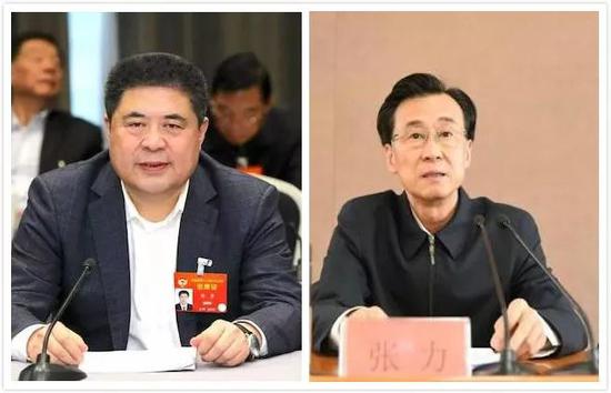 韩勇(左)、张力(右)