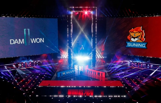 2020英雄联盟全球总决赛在上海落幕。图/中国新闻图片网