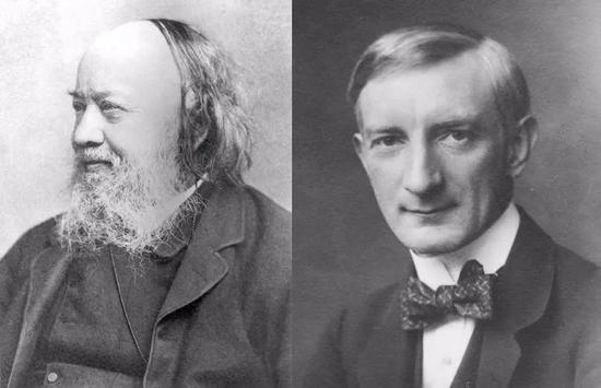 左:Edwin Chadwick爵士,律师 右:William Beveridge勋爵,经济学家。