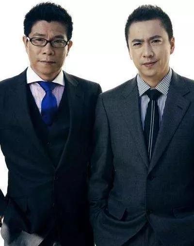 王中军(左)和王中磊