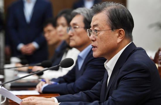 文在寅谈日韩关系(韩民族日报)