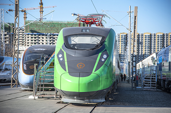 2019年12月30日，中国铁道科学研究院， “绿巨人”复兴号CR200J型动力集中动车组