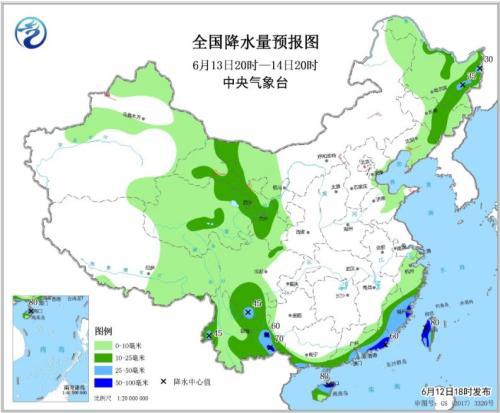 南方强降雨:南方遭今年来最强降雨 14日起强降雨暂“退赛” 图片来源:中央气象台官网