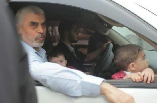  ·辛瓦尔带孩子出行的照片。