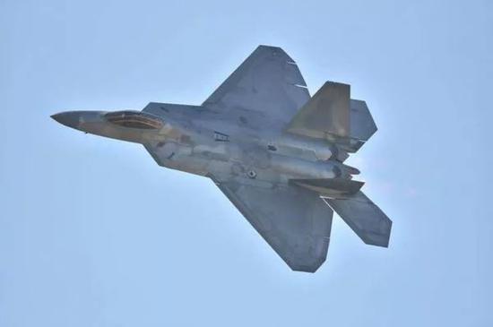 ▲资料图片：美国空军的F-22战斗机