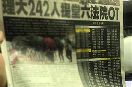 苹果日报再“卖队友” 242名香港暴徒名单巨齿鲨
