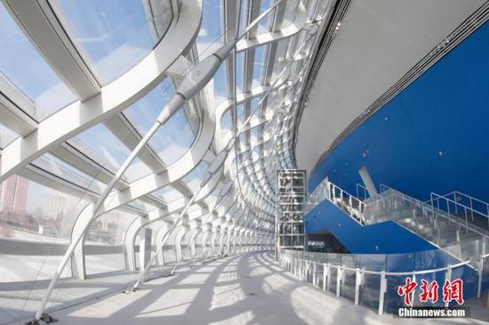 资料图:国家速滑馆内景。 中新社记者 韩海丹 摄
