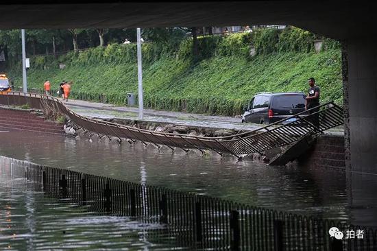 北京暴雨图片:北京暴雨“阵势”有多大?看看这些照片就能感受到
