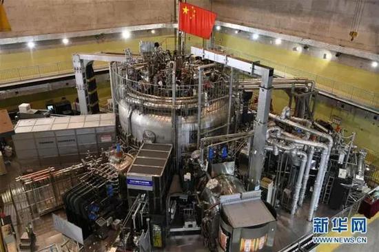这是有“人造太阳”之称的全超导托卡马克大科学装置EAST。新华社发（马启兵 摄）