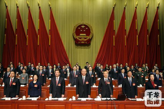 1月20日，北京市第十五届人民代表大会第二次会议胜利闭幕。图为大会现场。饶强摄 千龙网发