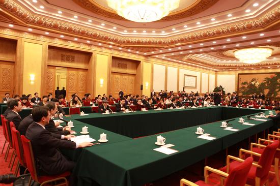 △澳门英皇娱乐场网投代表团会场