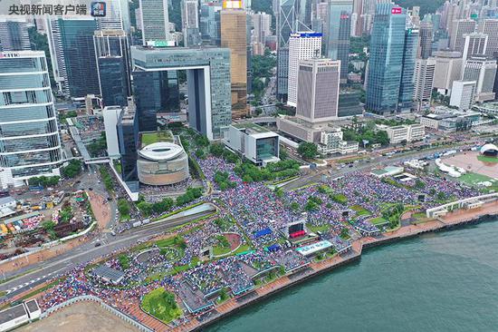  △8月17日“反暴力、救香港”大集会