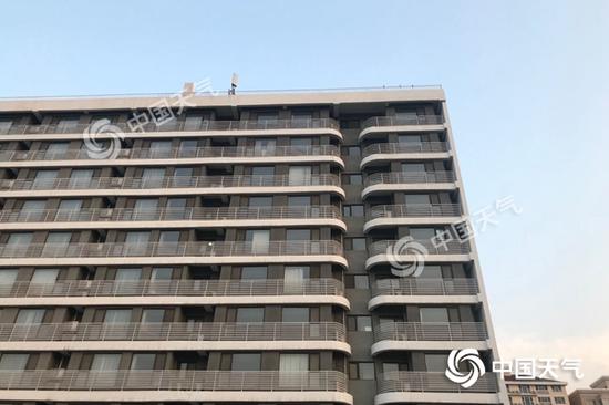  今晨，北京天气晴。