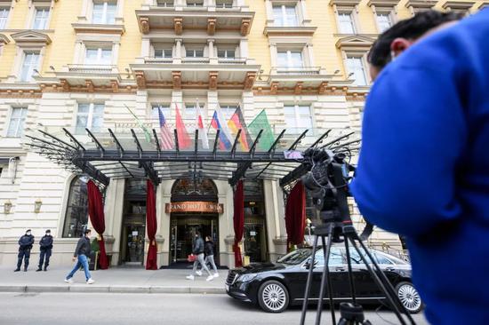  奥地利维也纳的伊核协议相关方会谈酒店。/IC Photo