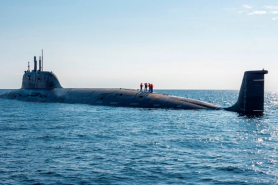 "喀山"号核潜艇此前在白海进行试验.