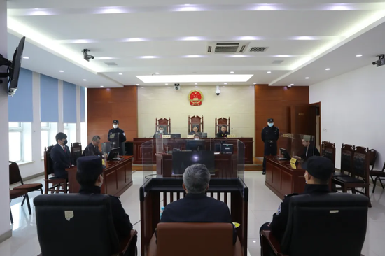  庭审现场（图片来源：延边朝鲜族自治州中级人民法院）