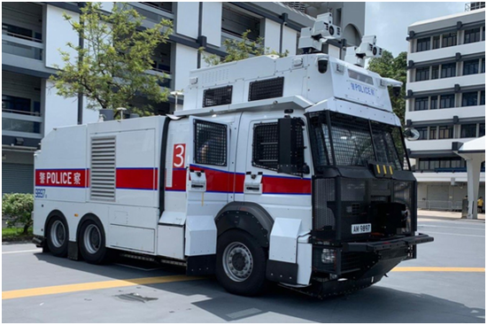 香港警用水炮车图片