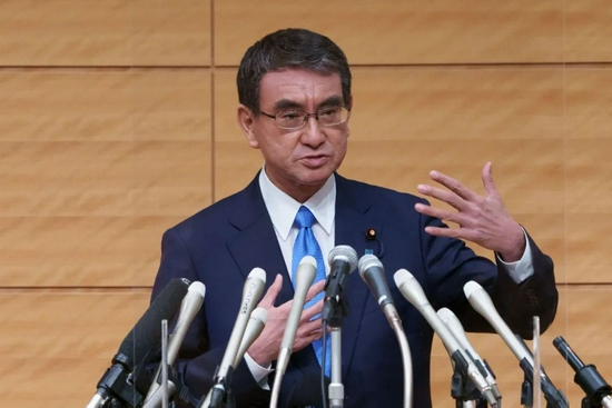 当地时间2021年9月10日,日本行政改革担当大臣河野太郎开始提出自己的