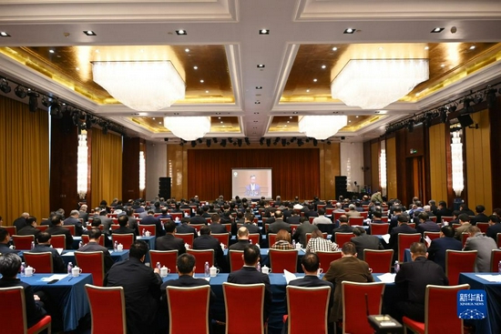  2021年3月8日，全国政协十三届四次会议举行视频会议，委员作大会发言。这是分会场。新华社记者 董瑞丰 摄
