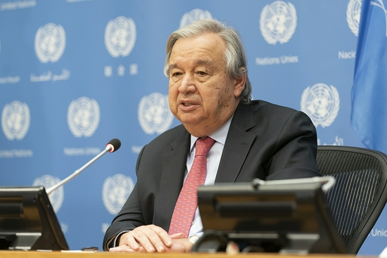 外媒：联合国秘书长接触新冠病例后居家隔离