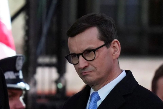 波兰总理莫拉维茨基。图源：路透