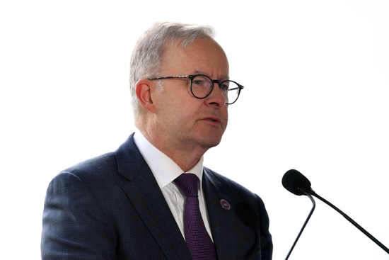 澳大利亚总理安东尼·阿尔巴尼斯(资料图)