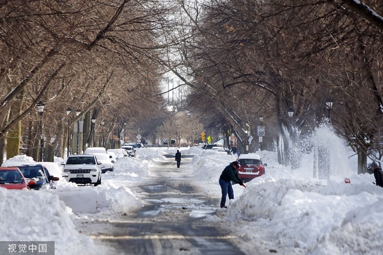 美国纽约州布法罗市因暴风雪死亡人数升至40人（视觉中国）