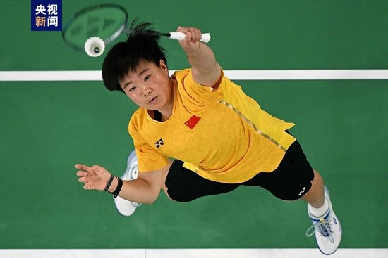  △何冰娇晋级羽毛球女单半决赛