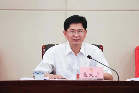 正部级“老虎”！蓝天立任上被查，最后一次公开露面是5天前