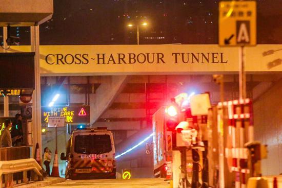 香港“大动脉”红磡海底隧道恢复通车(图)
