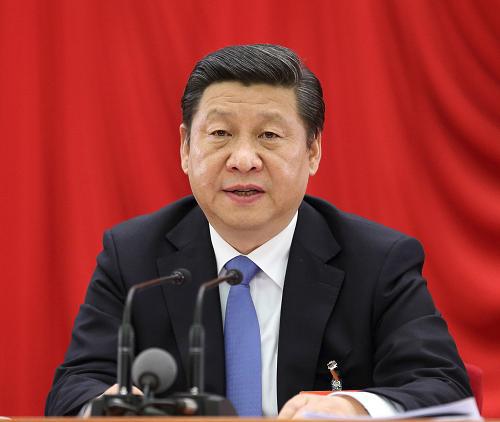 中国共产党第十八届中央委员会第三次全体会议，于2013年11月9日至12日在北京举行。全会由中央政治局主持，中央委员会总书记习近平作重要讲话。新华社记者 兰红光 摄