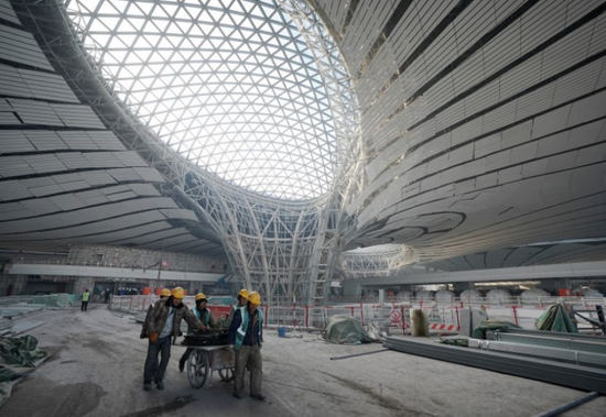  建设中的北京大兴国际机场（新华社）