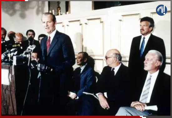 △“坐在美国阴影里”，成为美国干预汇率的象征——1985年，美国牵头签署广场协议，促使美元贬值