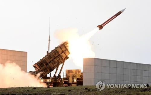  资料图片：“爱国者”导弹发射现场照（韩联社）
