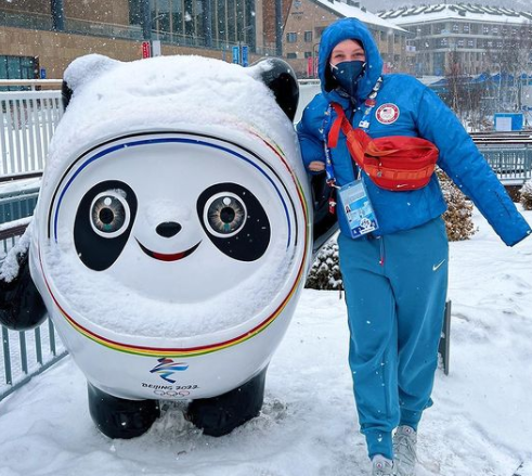 冰墩墩冬奥会运动员图片
