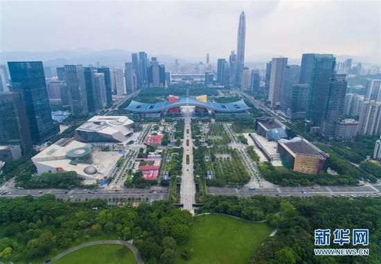 ▲资料图片：深圳市中心（新华社记者梁旭 摄）