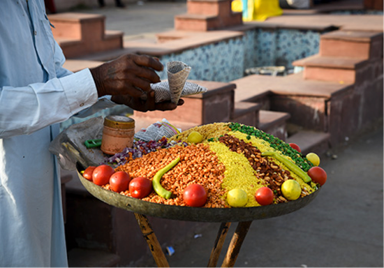  印度街头美食。图|图虫创意
