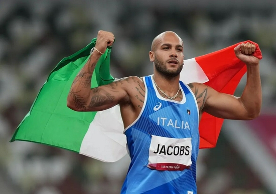 · Jacobs won the 100m final.