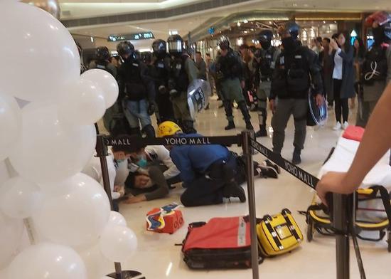 现场图（图源：香港“东网”）