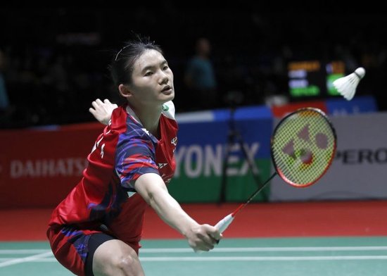 韩悦0-2因达农止步总决赛小组赛，因达农和王祉怡携手晋级4强