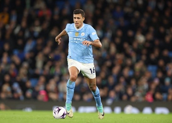 曼晚：罗德里有望在对阵利物浦时复出 科瓦契奇的脚踝仍有伤