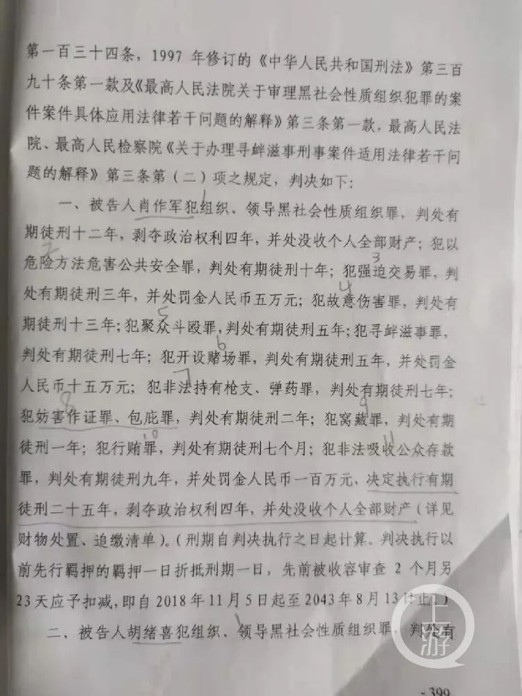 黑老大肖作军和胡绪喜的潜江往事