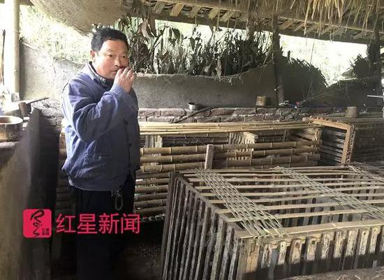 ▲万才亮夫妇务农,家里养了猪和鸡、鸭行为副业。图片来源:红星音信