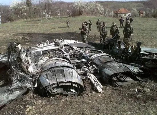 在科索沃战争中被北约击落的南联盟米格—29战机